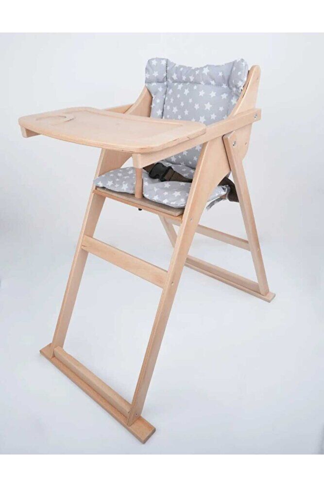 Ahşap Katlanır Mama Sandalyesi