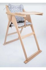 Ahşap Katlanır Mama Sandalyesi
