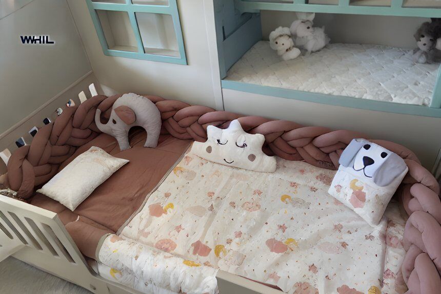 Bebemin Dünyası Maral Montessori Karyola Örgülü Seti