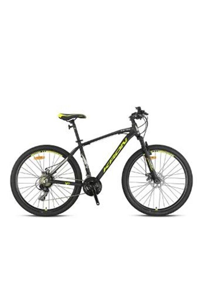 XC 75 - 27.5 MTB - 16' - 21 Vites - M.DISC. - Mat Siyah-Neon Sarı/Bej