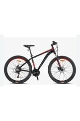 XC 75 - 27.5 MTB - 16' - 21 Vites - M.DISC. - Mat Siyah-Kırmızı/Bej