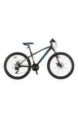 XC 75 - 26'' MTB - 14' - 21 Vites - M.Disc - Mat Siyah-Turkuaz\Bej #KRN25-053