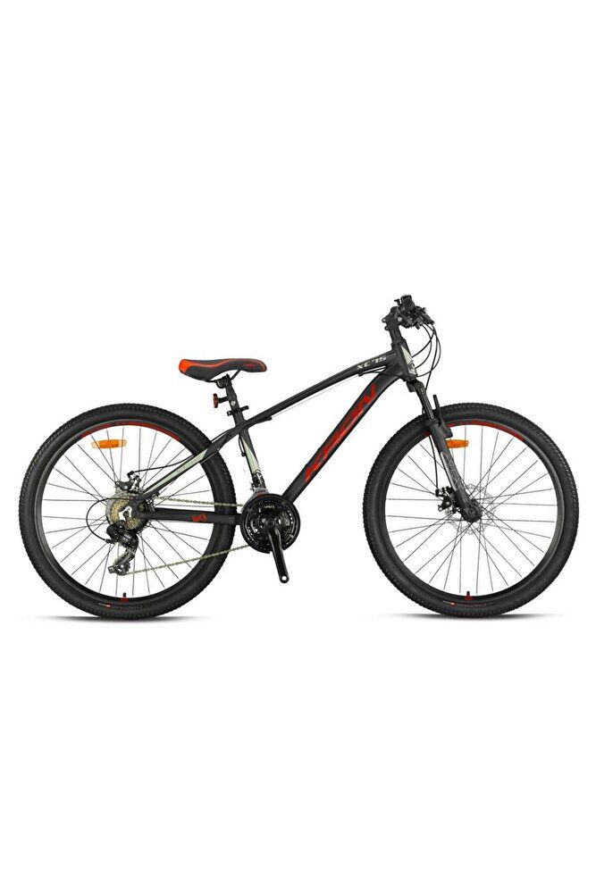 XC75 26'' MTB 14' M.Disk Fren Dağ Bisikleti Mat Siyah Kırmızı
