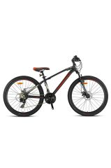 XC75 26'' MTB 14' M.Disk Fren Dağ Bisikleti Mat Siyah Kırmızı