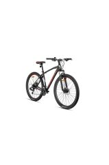 XC75 26'' MTB 14' M.Disk Fren Dağ Bisikleti Mat Siyah Kırmızı