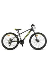 XC75 26'' MTB 14' M.Disk Fren Dağ Bisikleti Mat Siyah Sarı