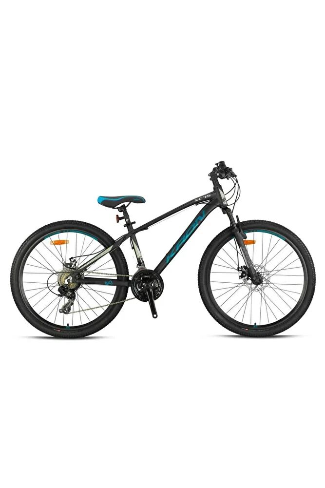 XC75 26'' MTB 14' M.Disk Fren Dağ Bisikleti Mat Siyah Turkuaz