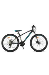 XC75 26'' MTB 14' M.Disk Fren Dağ Bisikleti Mat Siyah Turkuaz