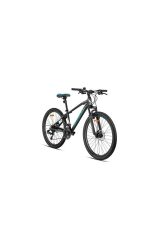 XC75 26'' MTB 14' M.Disk Fren Dağ Bisikleti Mat Siyah Turkuaz