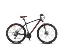 XC 75 - 27,5'' MTB - 16' - 21 Vites - V.B. 2025 MODEL MAT SİYAH-KIRMIZI/BEJ