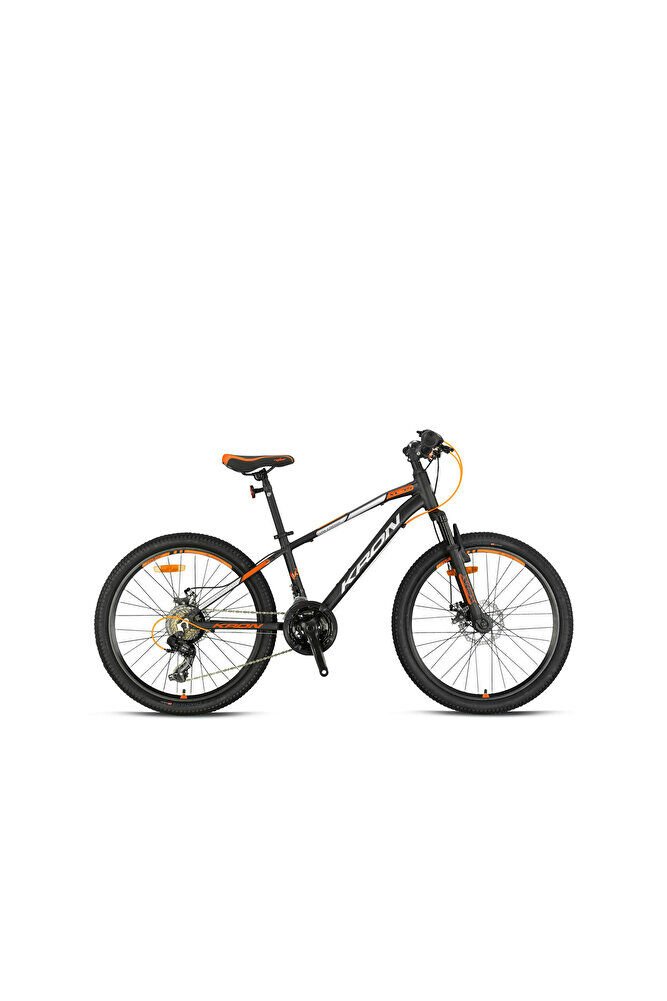 XC 75 - 24'' MTB - 13' - 21 Vites - V.B - 2025 Model Mat Siyah-Gri/Neon Turuncu