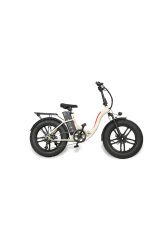Bike -S Model Elektrikli Katlanılabilir Bisiklet Eğimli Kadro