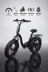 Bike - S Model Elektrikli Katlanılabilir Bisiklet