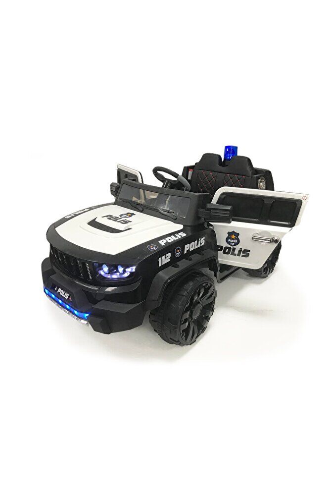 ÖZGÜNER OYUNCAK Akülü Polis Arabası Uzaktan Kumandalı 12 Volt IZNIK GT Deri Koltuk