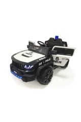 ÖZGÜNER OYUNCAK Akülü Polis Arabası Uzaktan Kumandalı 12 Volt IZNIK GT Deri Koltuk