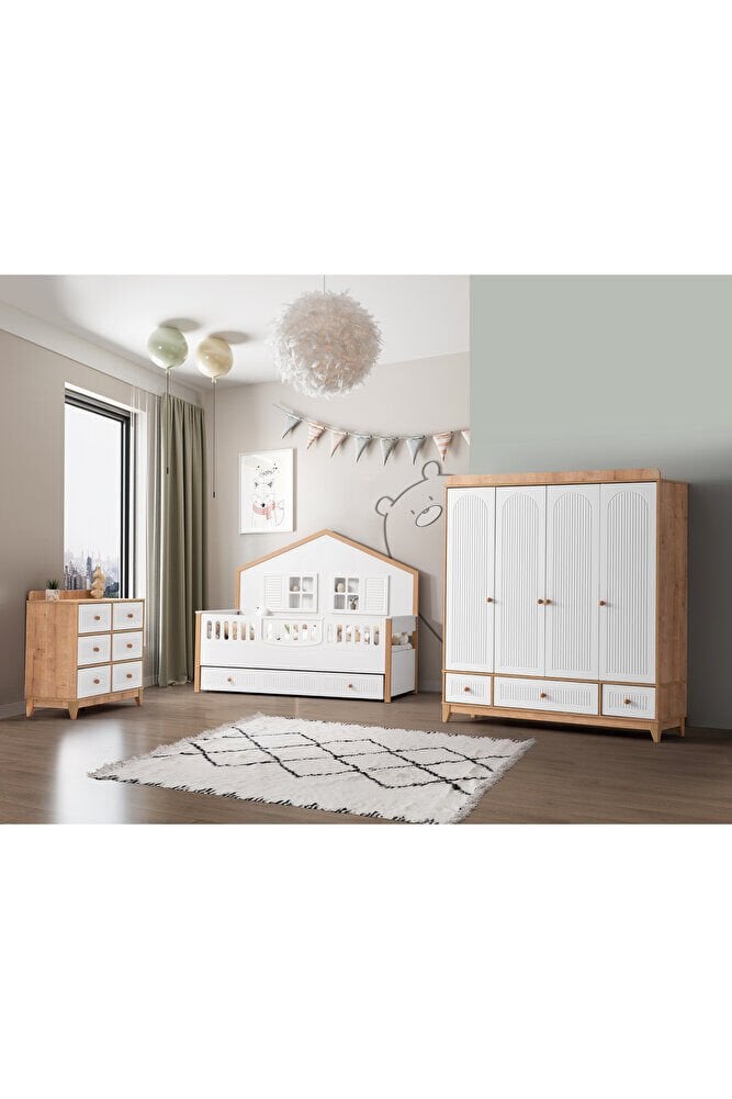 Aymini Strada 4 Kapılı Bebek Odası Takımı
