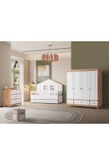 Mosso 4 Kapılı Dolap, Bebek ve Genç Odası Dolap