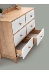 Aymini Strada Çok Amaçlı Dolap , Çekmeceli Şifonyer , Kapaklı Şifonyer 6 Çekmeceli Şifonyer