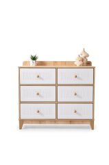 Aymini Strada Çok Amaçlı Dolap , Çekmeceli Şifonyer , Kapaklı Şifonyer 6 Çekmeceli Şifonyer