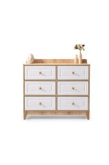 Aymini Mosso Çok Amaçlı Dolap , Çekmeceli Şifonyer , Kapaklı Şifonyer 6 Çekmeceli Şifonyer