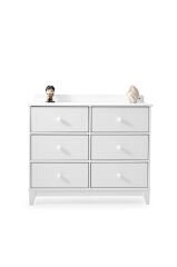 Aymini Nest Çok Amaçlı Dolap , Çekmeceli Şifonyer , Kapaklı Şifonyer 6 Çekmeceli Şifonyer