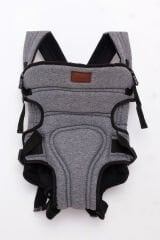 Cozibo Premium Lüks Bel Destekli Bebek Kanguru Gri - Ergonomi, Kolay Kullanım ve Modern Tasarım