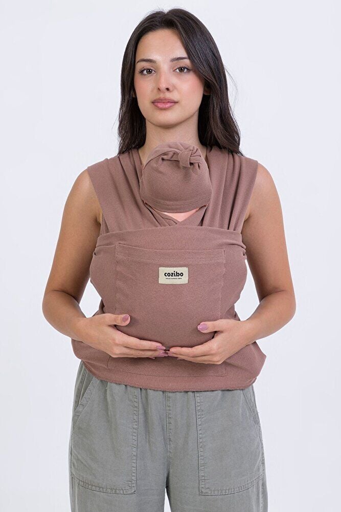 Sling Anakucağı Cepli Bebek Taşıma Şalı