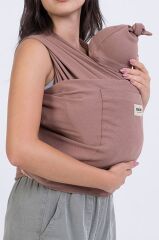 Sling Anakucağı Cepli Bebek Taşıma Şalı