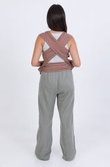 Sling Anakucağı Cepli Bebek Taşıma Şalı