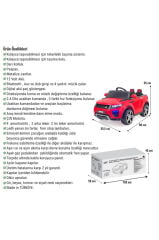 Akar Oyuncak RAPTOR 12 Volt Uzaktan Kumandalı Akülü SUV Çocuk Arabası