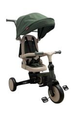 Baby2Go Go-Bike Ebeveyn Kontrollü 3 Tekerlekli Tenteli Bisiklet