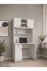 Aura Genç Odası - 3'lü Genç Odası Takımı - 3 Kapılı Dolap - Çalışma Masası - Kitaplık