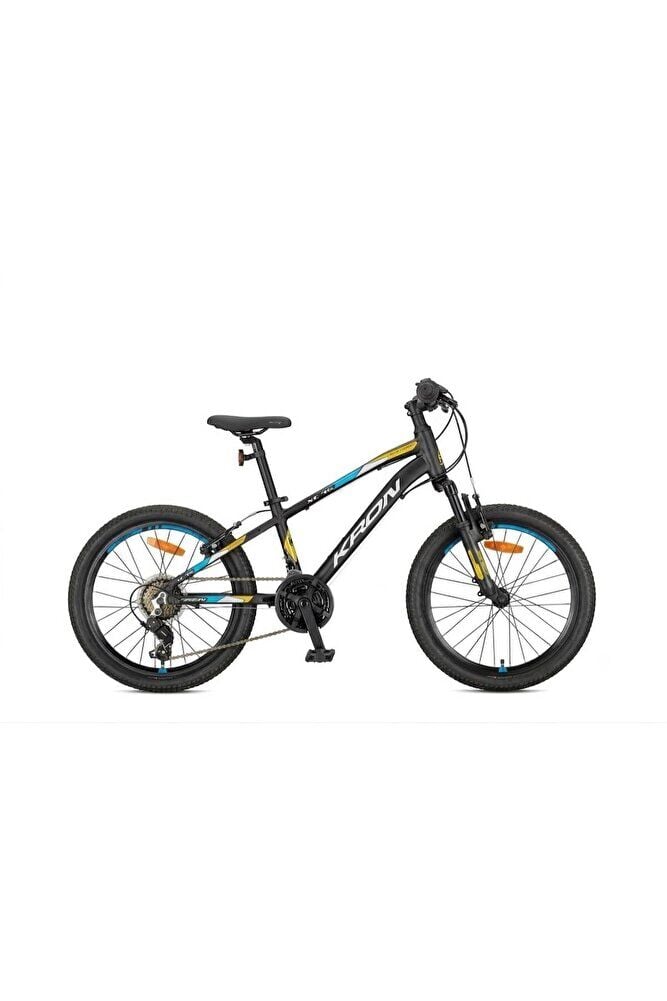 XC 75 - 24 MTB - 13' - 21 Vites -V.Brake - Mat Siyah/Sarı-Gri-Mavi