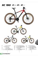 XC150 2026 MODEL 29 JANT 15-17 İNÇ KADRO MTB 24 VİTES HİDROLİK DİSK FREN BİSİKLET Pembe