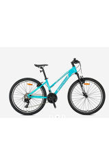 XC 75 Lady 26'' Jant 14 Kadro 21 Vites V Fren Dağ Bisikleti Light Mavi Yeşil
