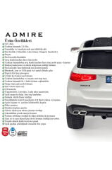 Oyuncak ADMİRE 12 Volt Uzaktan Kumandalı Akülü SUV Çocuk Arabası