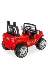 Ranger 2025 Model Direksiyondan Kontrollü Akülü Araba 12 Volt (UZAKTAN KUMANDALI) Kırmızı