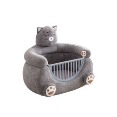 COZİBO Kedi Peluş Kumaşlı, Sallanabilir ve Koltuğa Dönüşebilen Beşik