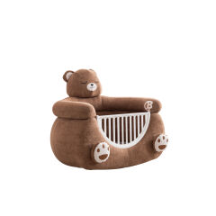 COZİBO Ayıcık Peluş Kumaşlı, Sallanabilir ve Koltuğa Dönüşebilen Beşik