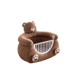 COZİBO Ayıcık Peluş Kumaşlı, Sallanabilir ve Koltuğa Dönüşebilen Beşik